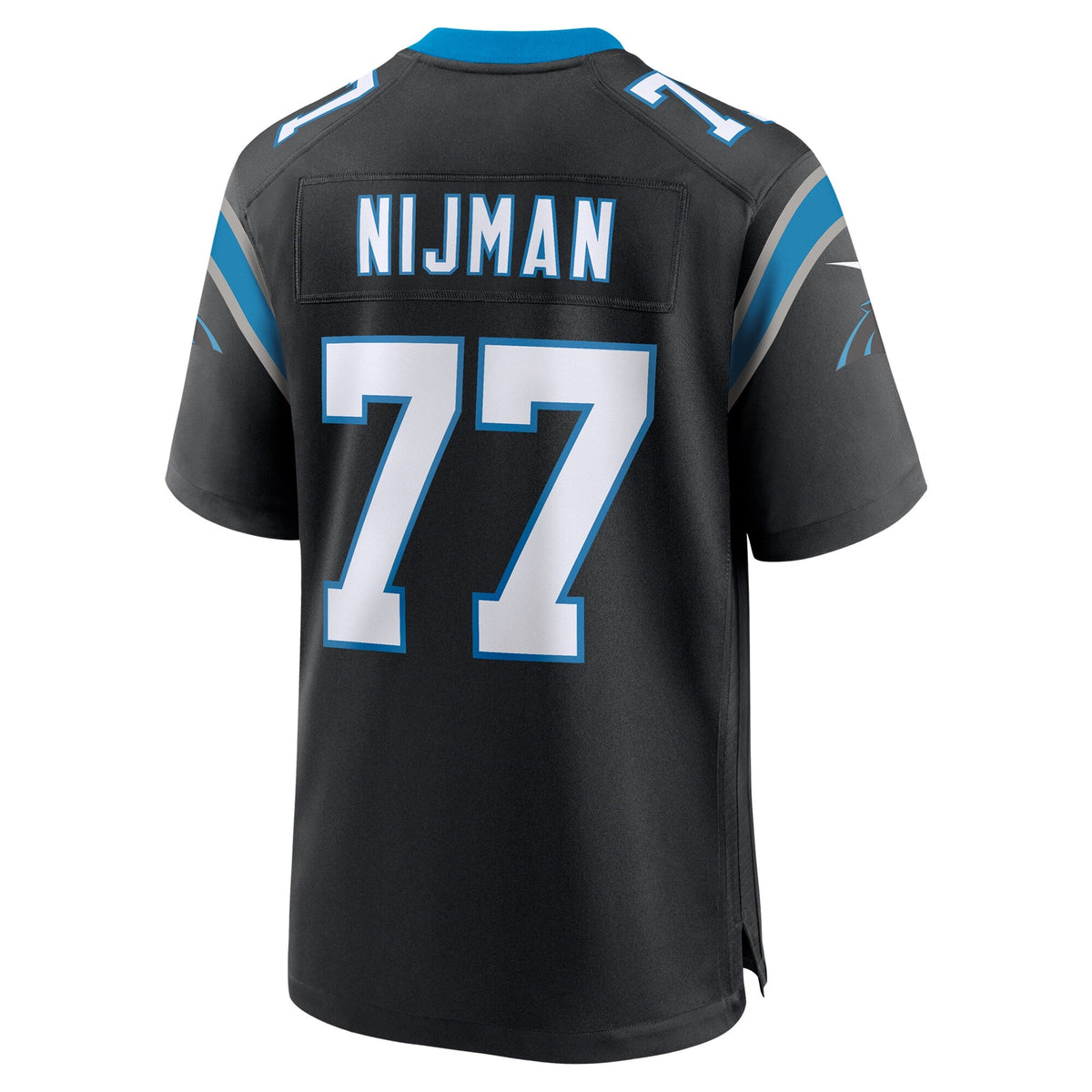 Carolina Panthers Yosh Nijman Black Game Football Jersey