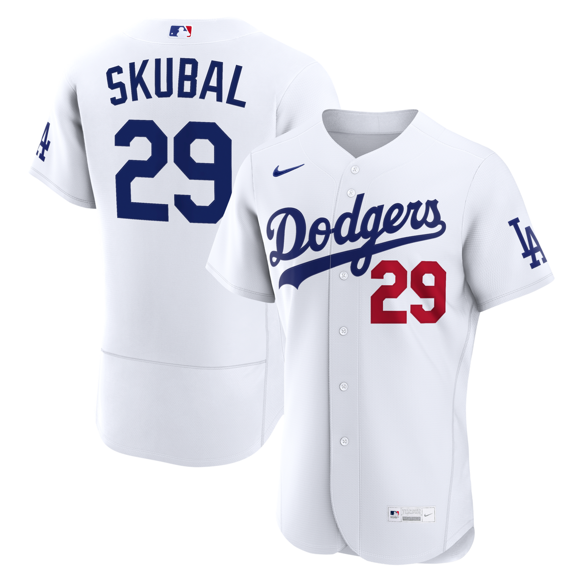 Los Angeles Dodgers Tarik Skubal White Home Baseball Jersey