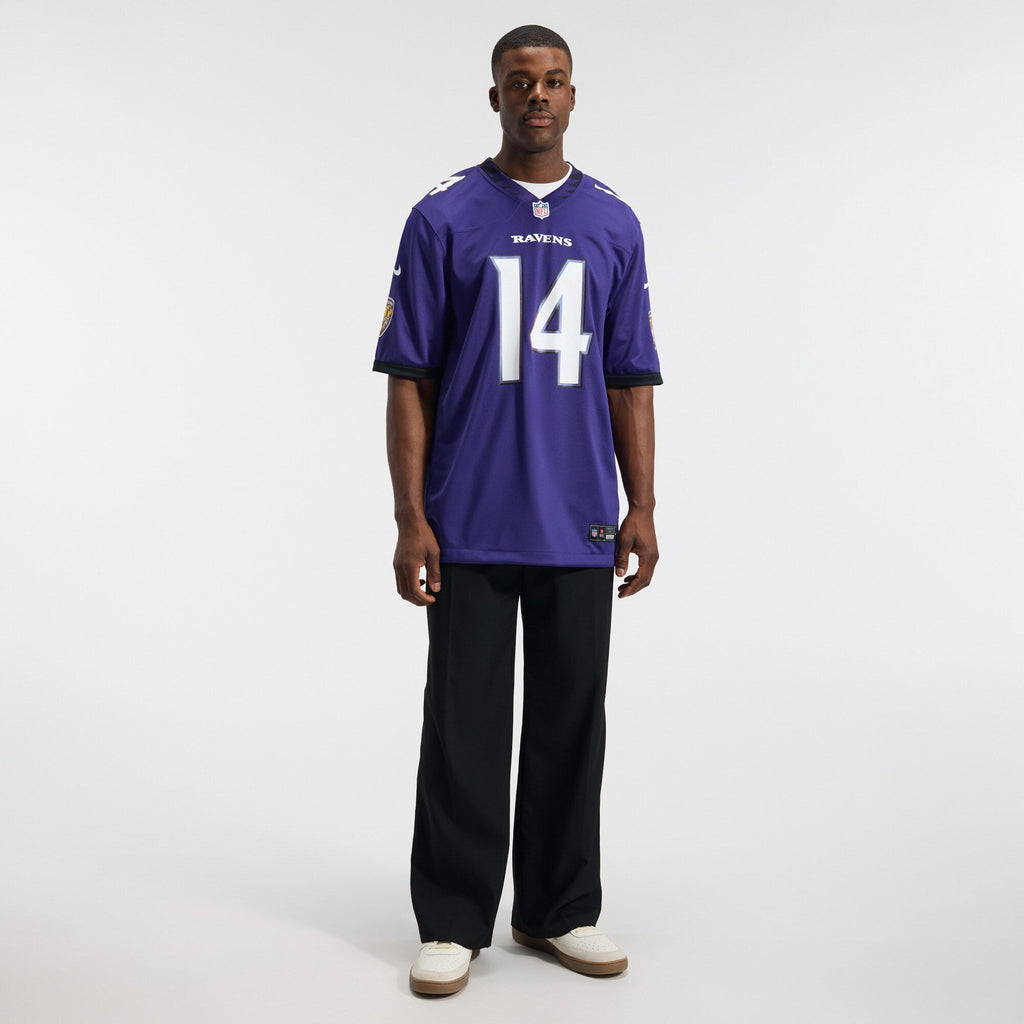 Baltimore Ravens Kyle Hamilton Purple Team Game Football Jersey