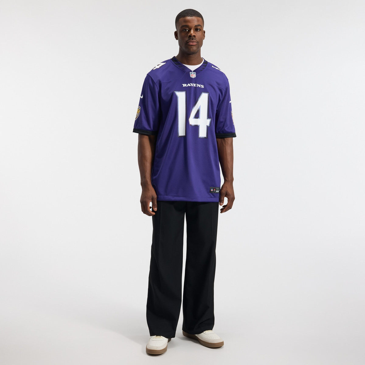 Baltimore Ravens Kyle Hamilton Purple Team Game Football Jersey