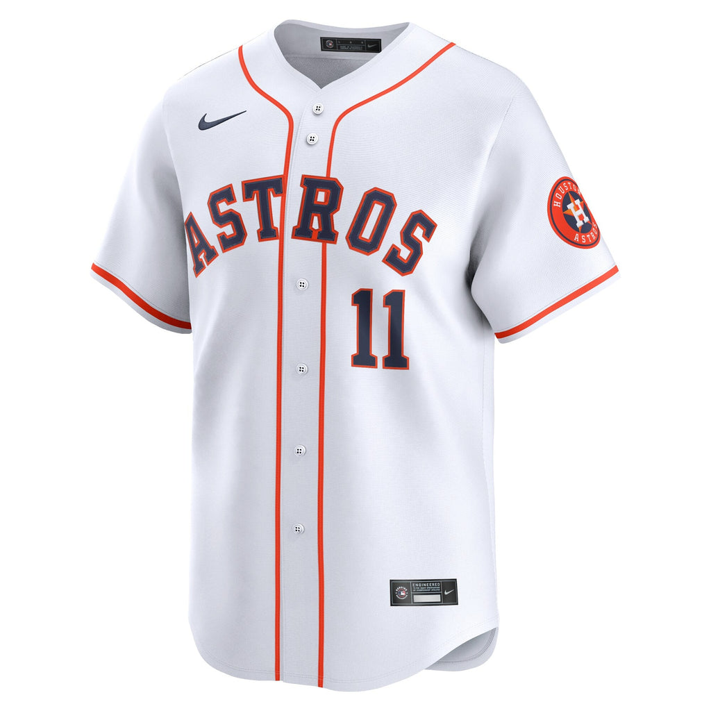 Houston Astros Cam Smith #11 White Home Limited Player Baseball Jersey