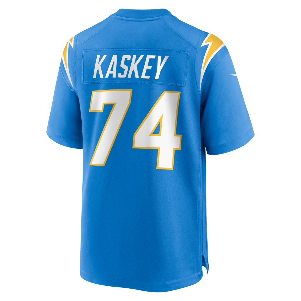 Los Angeles Chargers Matt Kaskey Powder Blue Team Game Football Jersey