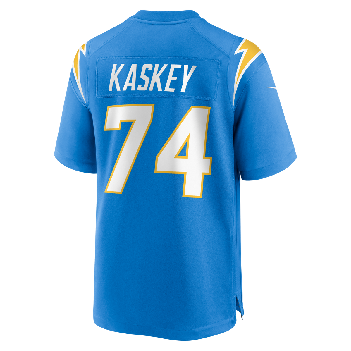 Los Angeles Chargers Matt Kaskey Powder Blue Team Game Football Jersey
