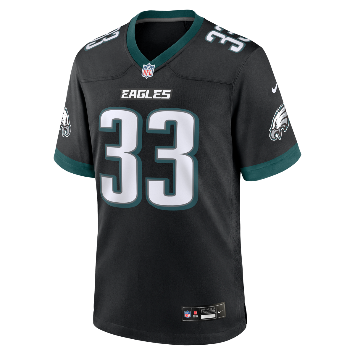 Philadelphia Eagles Cooper DeJean Black Alternate Game Football Jersey