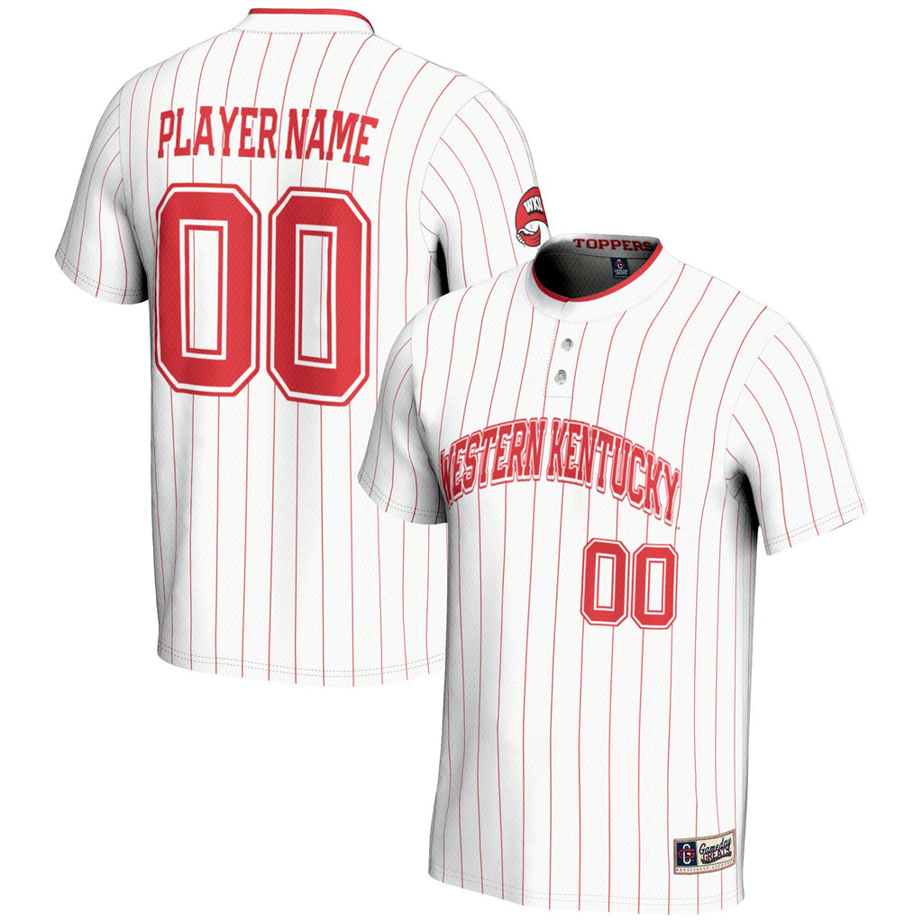 Western Kentucky Hilltoppers NIL Pick-A-Player Lightweight Softball Jersey - White