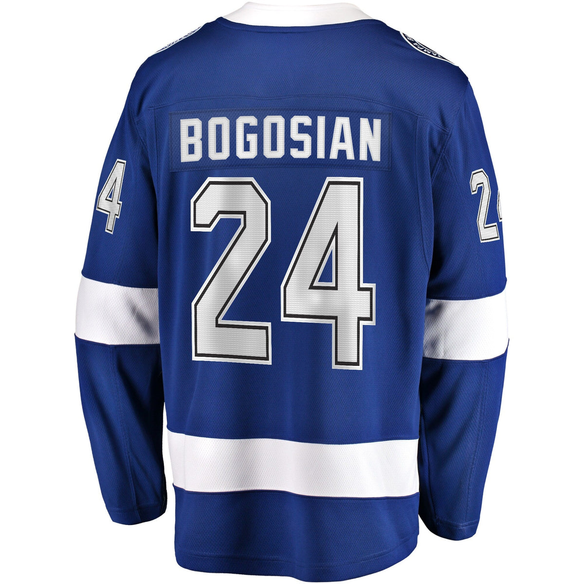 Tampa Bay Lightning Zach Bogosian Blue Home Breakaway Player Hockey Jersey