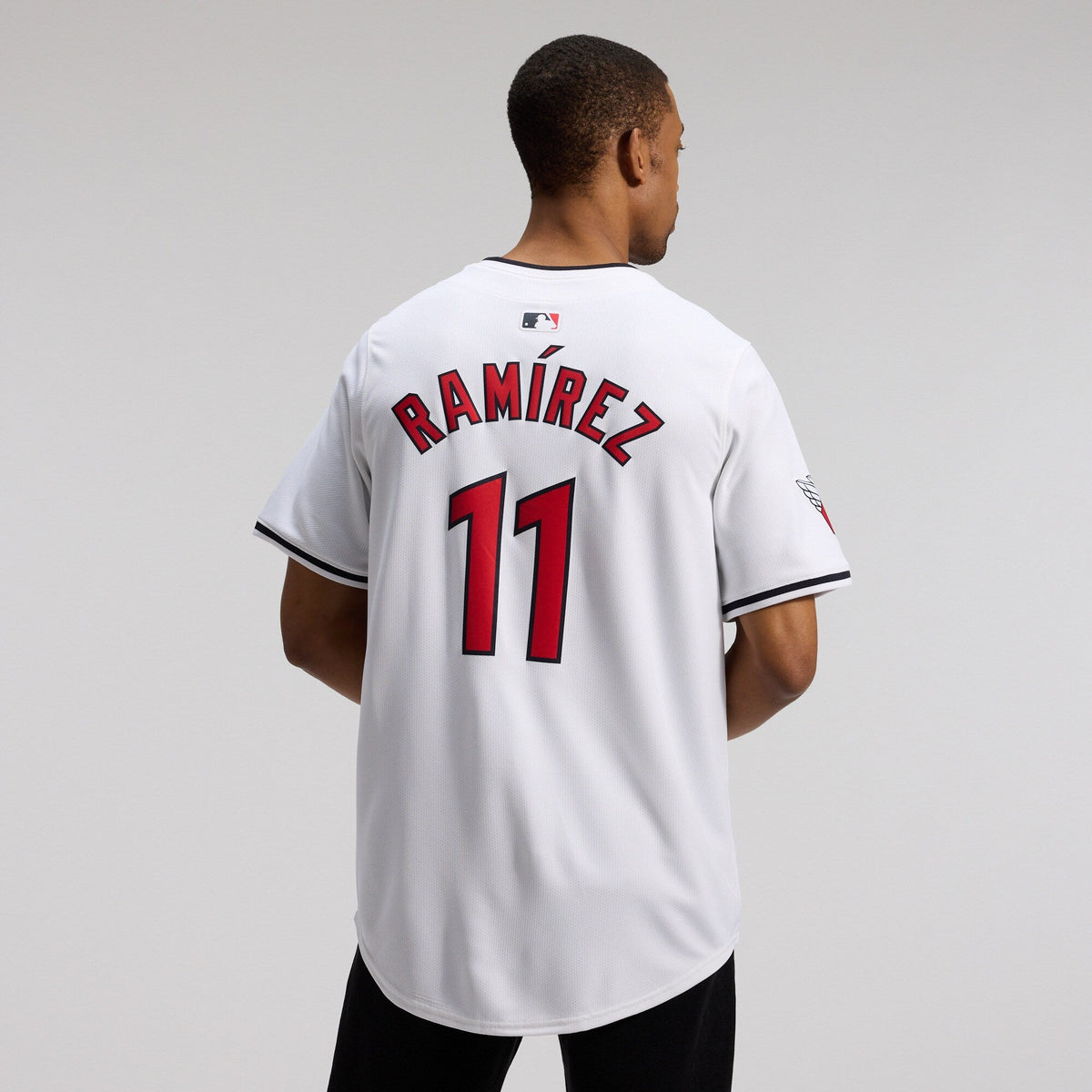 Cleveland Guardians Jose Ramirez White Home Limited Player Baseball Jersey