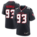 Houston Texans Kayden McDonald Navy Team Game Football Jersey