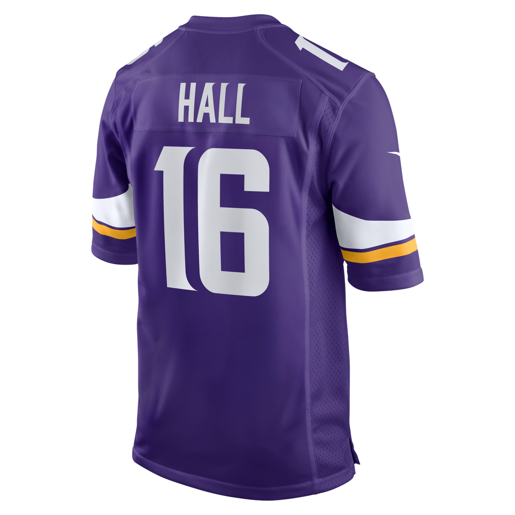Minnesota Vikings Jaren Hall Purple Game Football Jersey