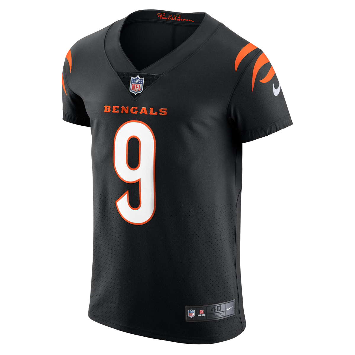Cincinnati Bengals Joe Burrow Black Vapor Elite Football Jersey