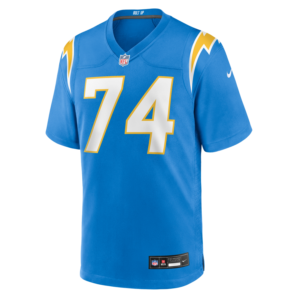 Los Angeles Chargers Matt Kaskey Powder Blue Team Game Football Jersey