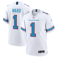 Tennessee Titans Cameron Ward White Game Football Jersey