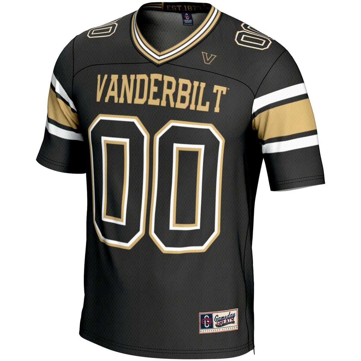 Vanderbilt Commodores NIL Pick-A-Player Football Jersey - Black