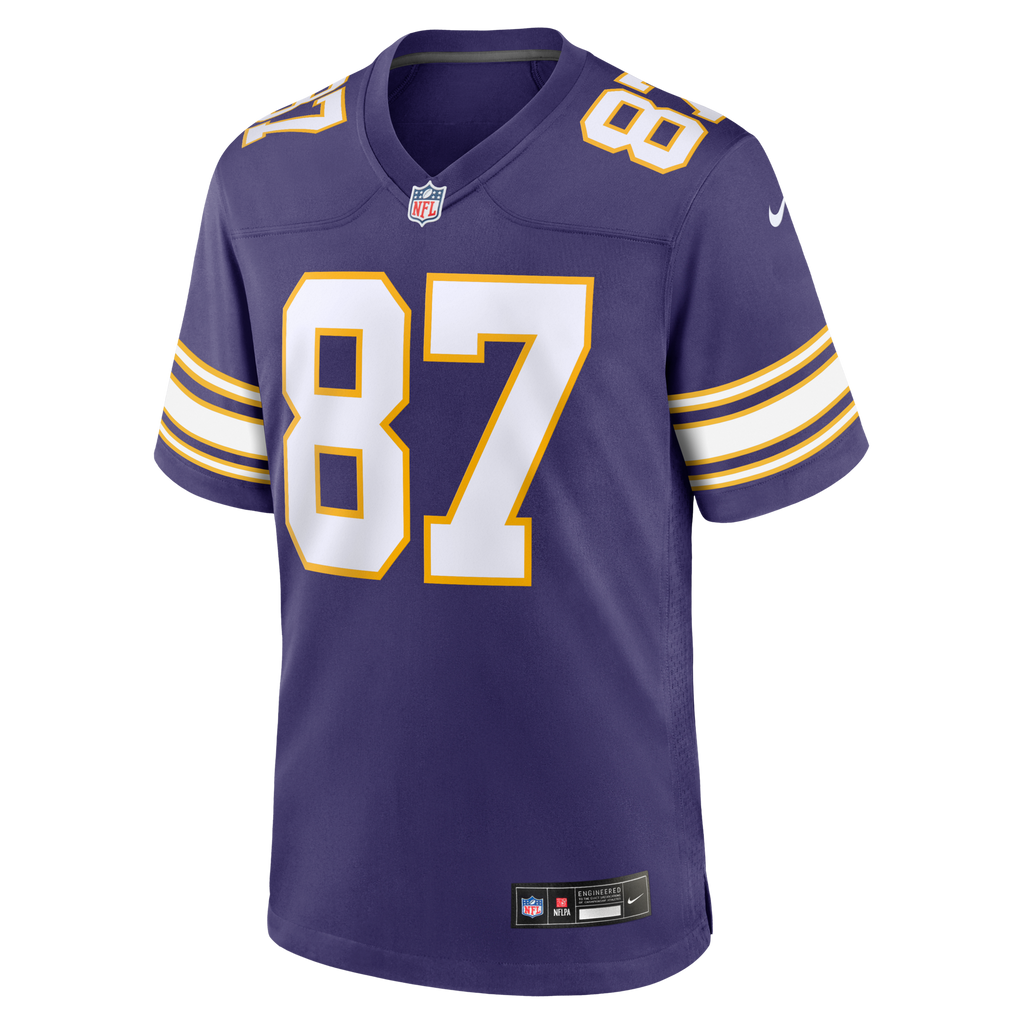 Minnesota Vikings T.J. Hockenson Purple Classic Player Game Football Jersey