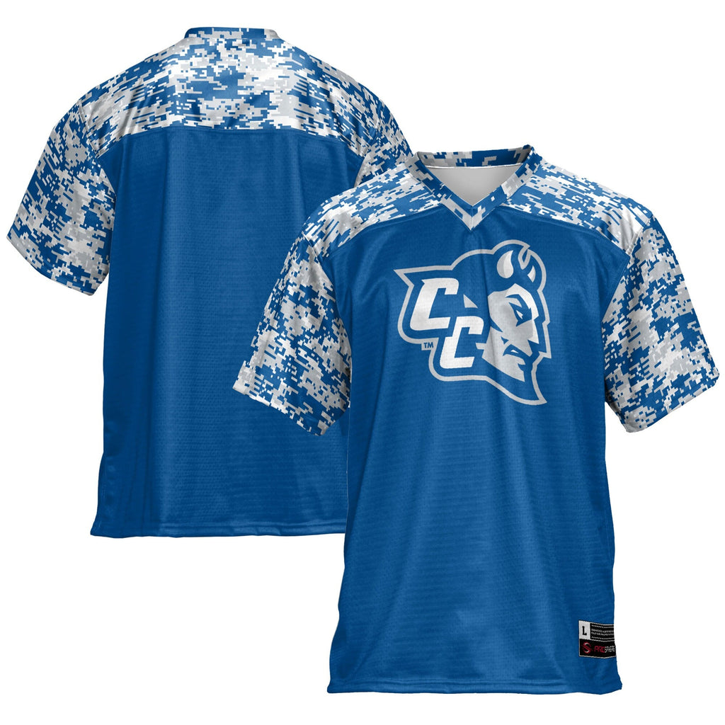 Central Connecticut State Blue Devils Football Jersey - Royal