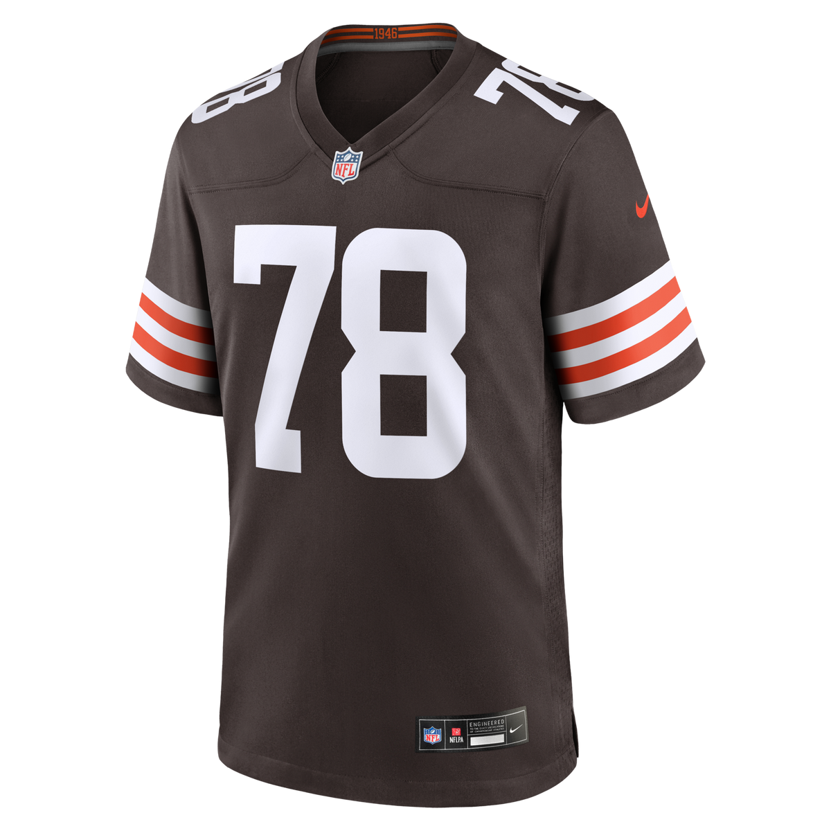 Cleveland Browns Jack Conklin Brown Game Player Football Jersey