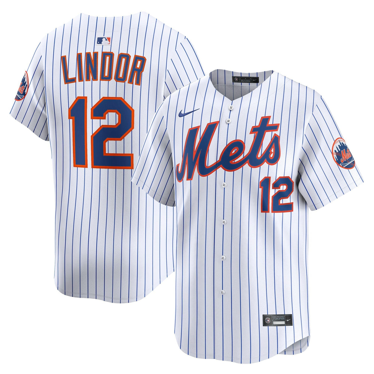 New York Mets Francisco Lindor White Home Limited Baseball Jersey