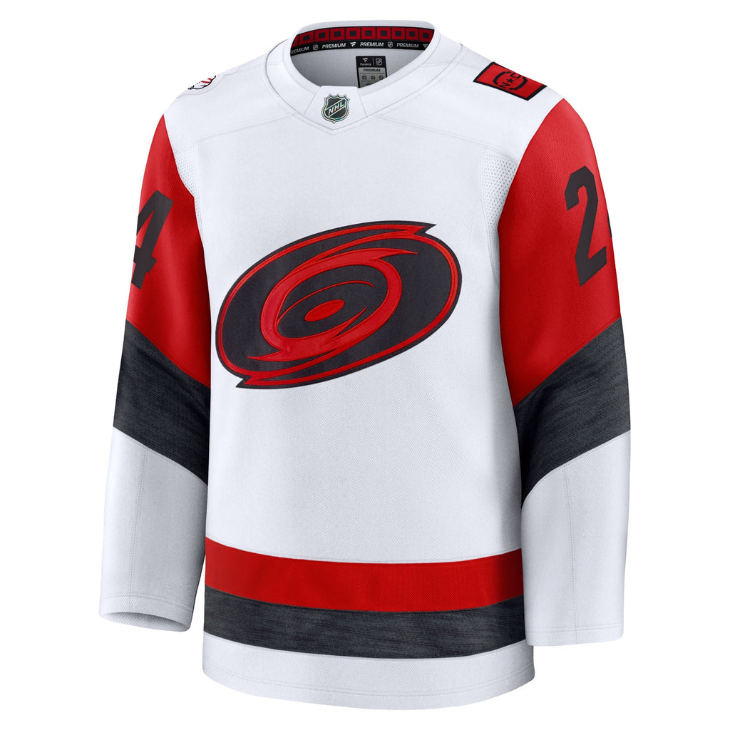 Carolina Hurricanes Seth Jarvis White Away Premium Jersey