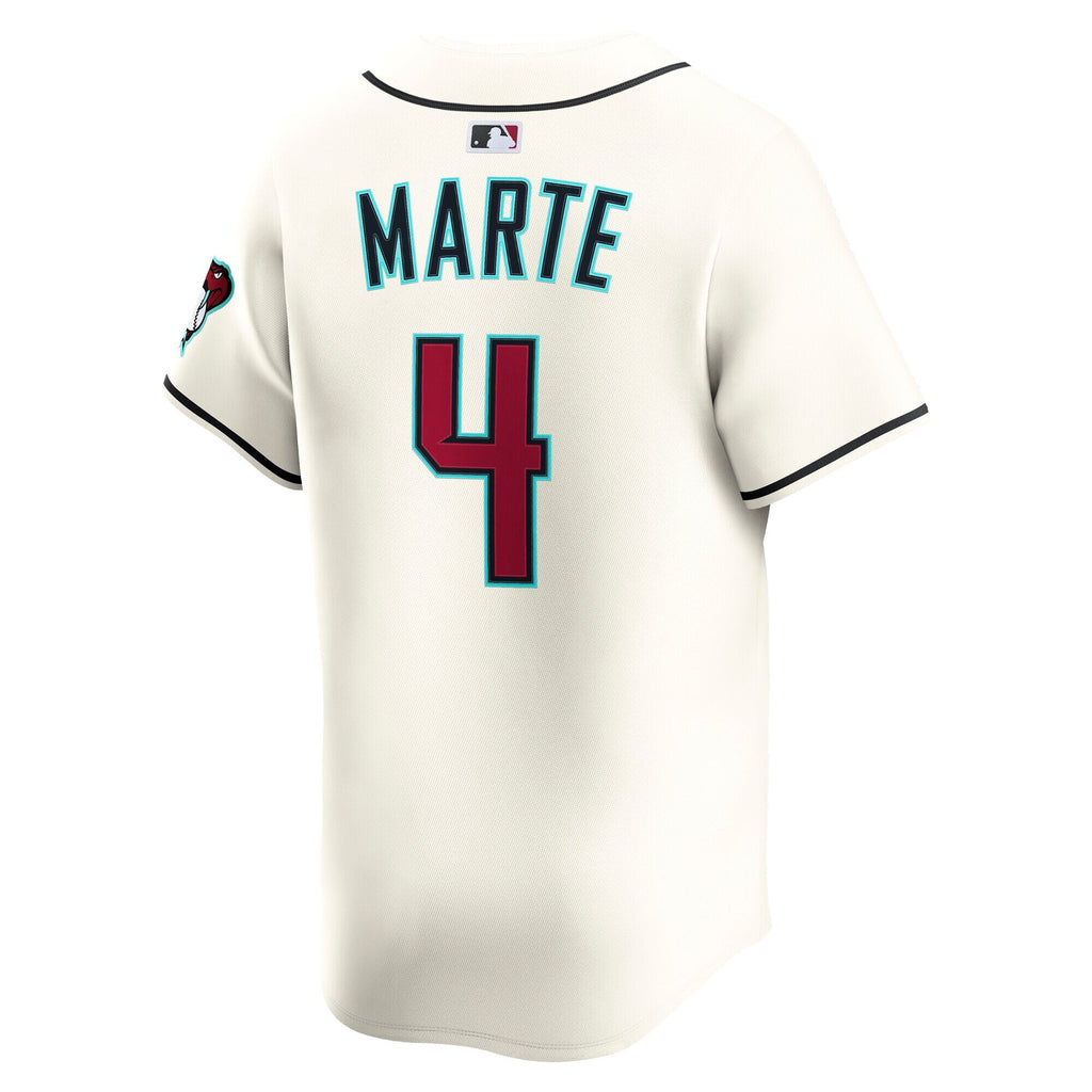 Arizona Diamondbacks Ketel Marte Cream Home Limited Player Baseball Jersey