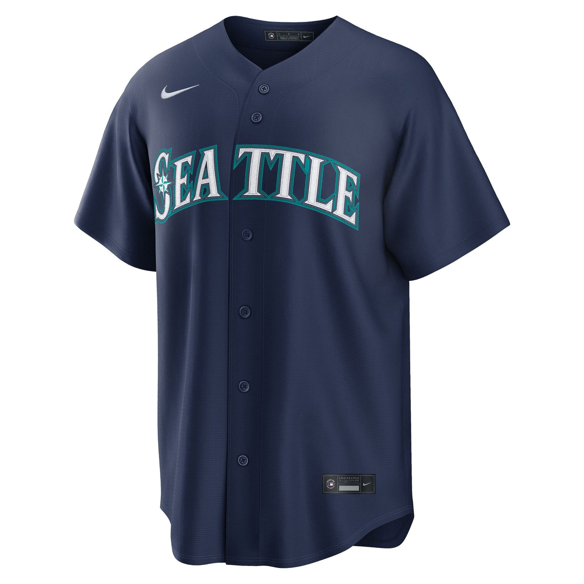 Seattle Mariners Navy Road Replica Baseball Jersey