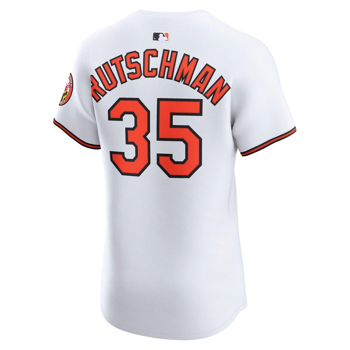 Baltimore Orioles Adley Rutschman White Home Elite Baseball Jersey