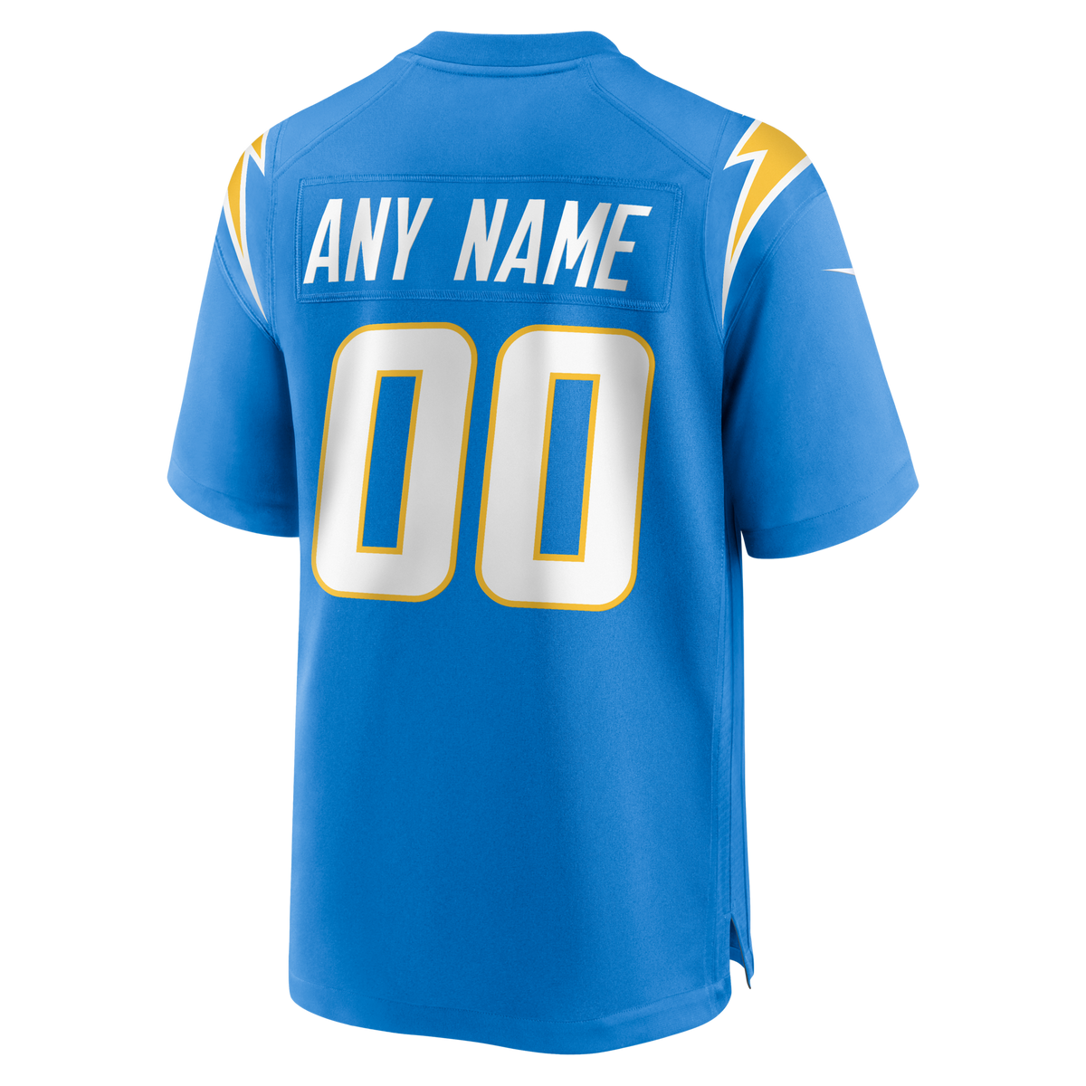 Los Angeles Chargers Powder Blue Custom Game Football Jersey