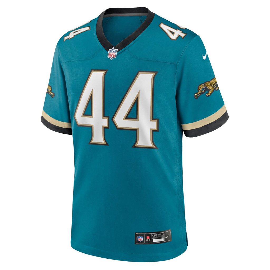 Jacksonville Jaguars Travon Walker Teal Prowler Throwback Player Game Football Jersey