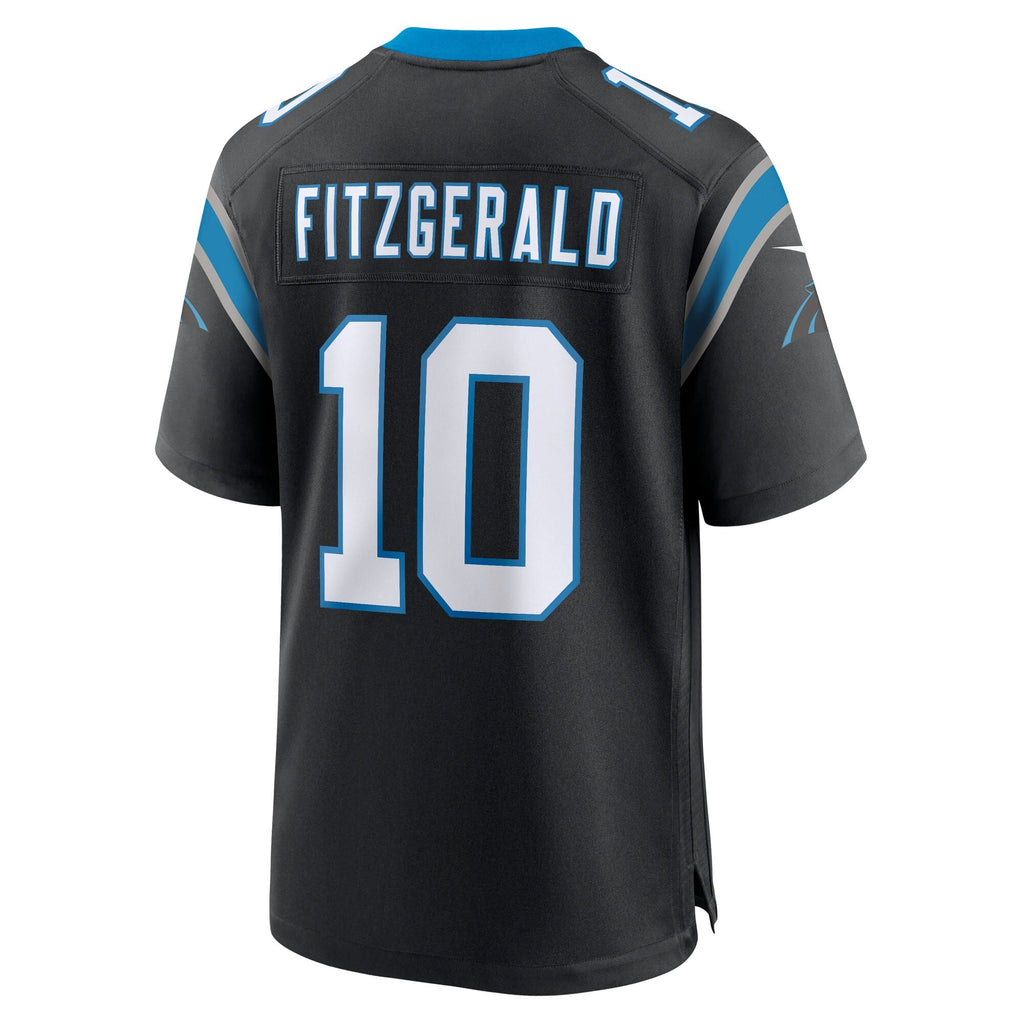 Carolina Panthers Ryan Fitzgerald Black Team Game Football Jersey