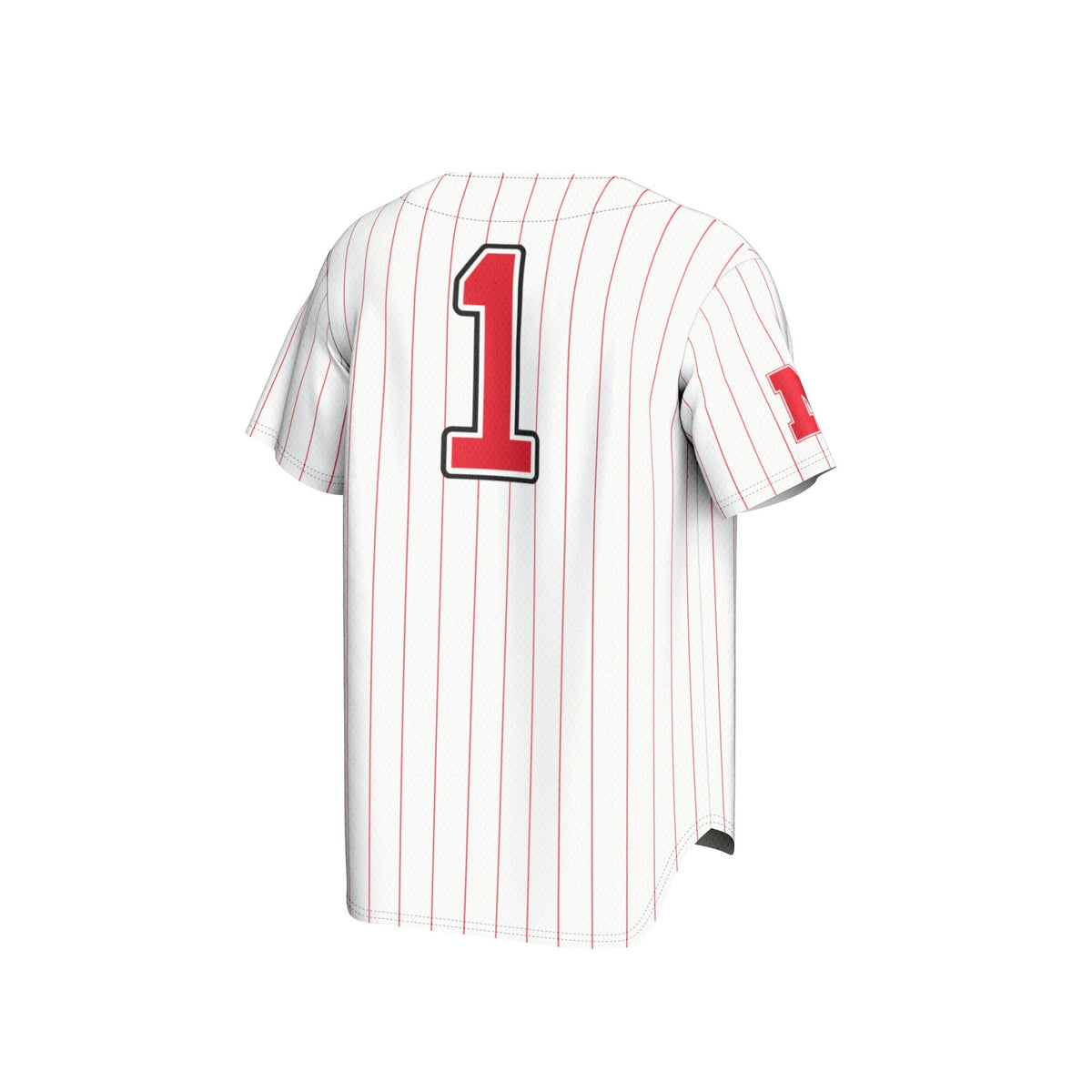 #1 White Nebraska Huskers Lightweight Baseball Jersey