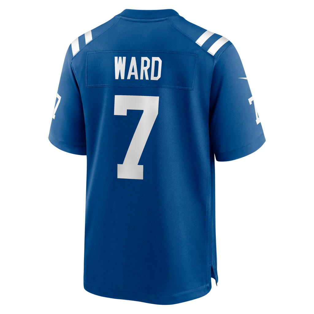 Indianapolis Colts Charvarius Ward Royal Team Game Football Jersey