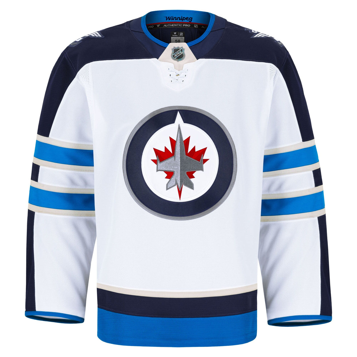 Winnipeg Jets White Away Pro Jersey