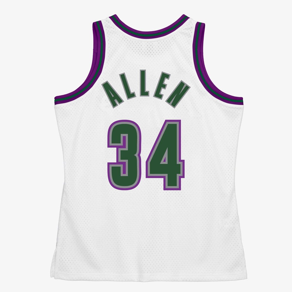 Milwaukee Bucks Ray Allen 1996 Swingman Jersey - White