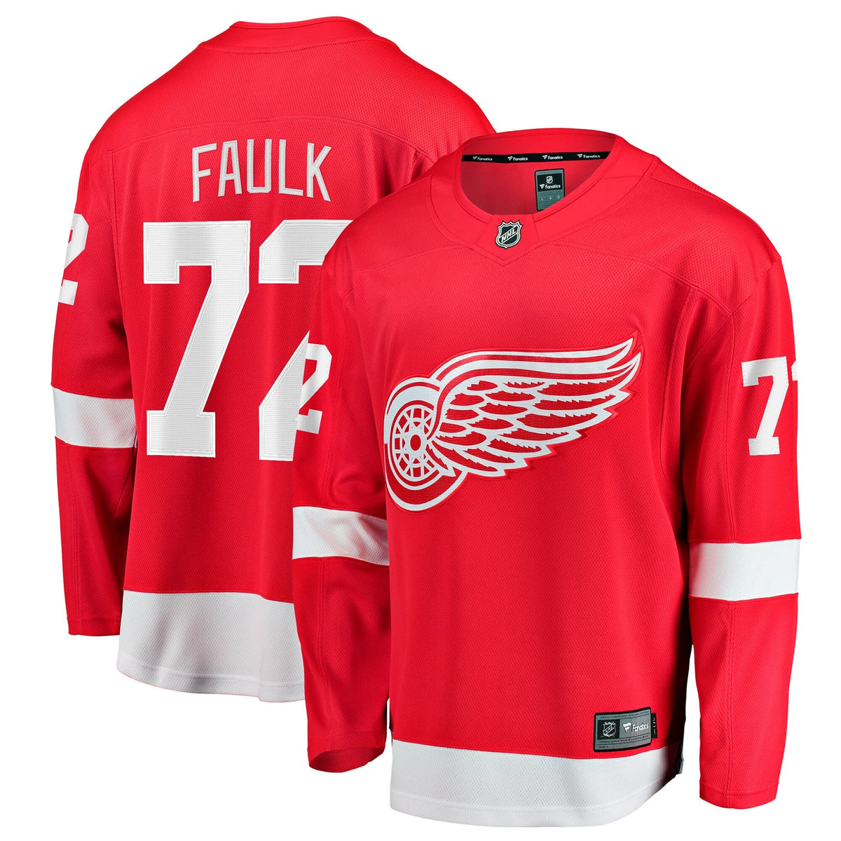 Detroit Red Wings Justin Faulk Red Home Breakaway Hockey Jersey