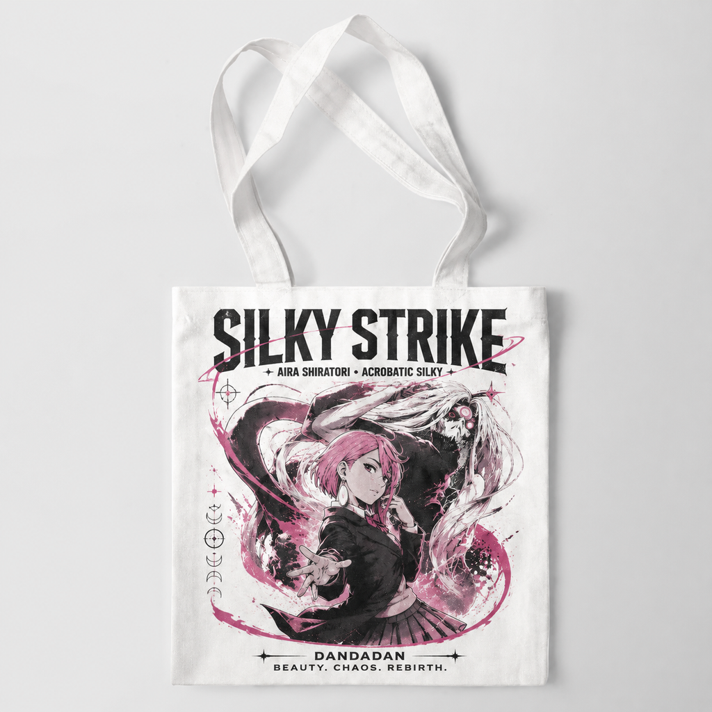 Aira Shiratori Dandadan Anime Canvas Tote Bag - Silky Strike