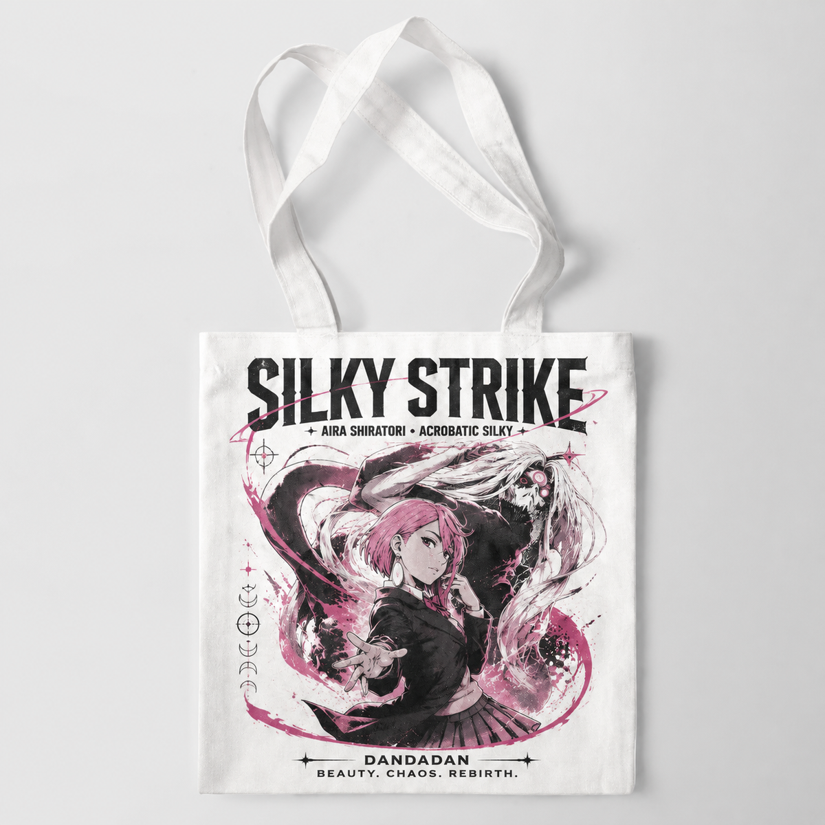 Aira Shiratori Dandadan Anime Canvas Tote Bag - Silky Strike