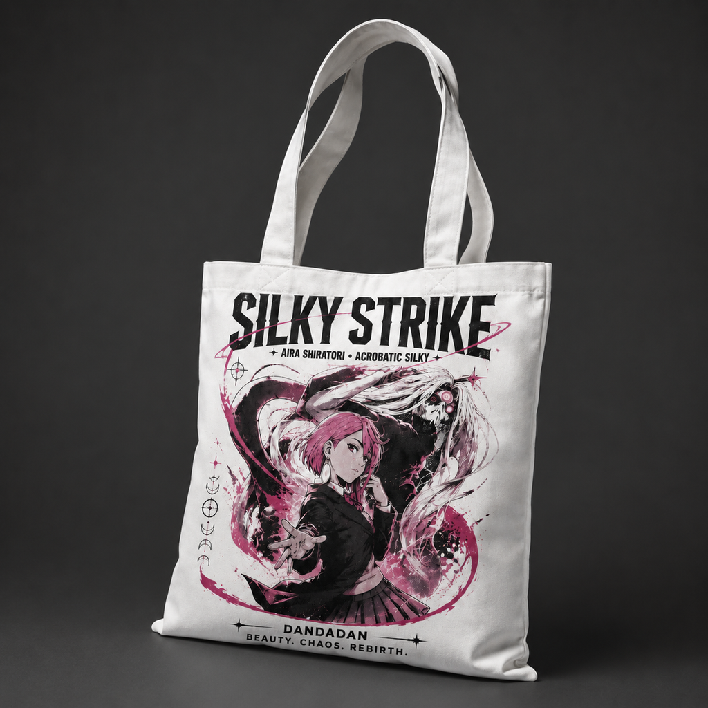 Aira Shiratori Dandadan Anime Canvas Tote Bag - Silky Strike