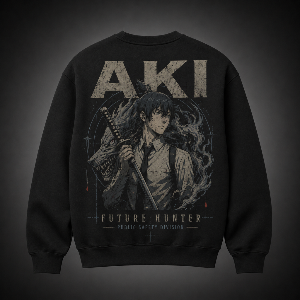 Aki Hayakawa Chainsaw Man Anime Sweatshirt - Future Hunter