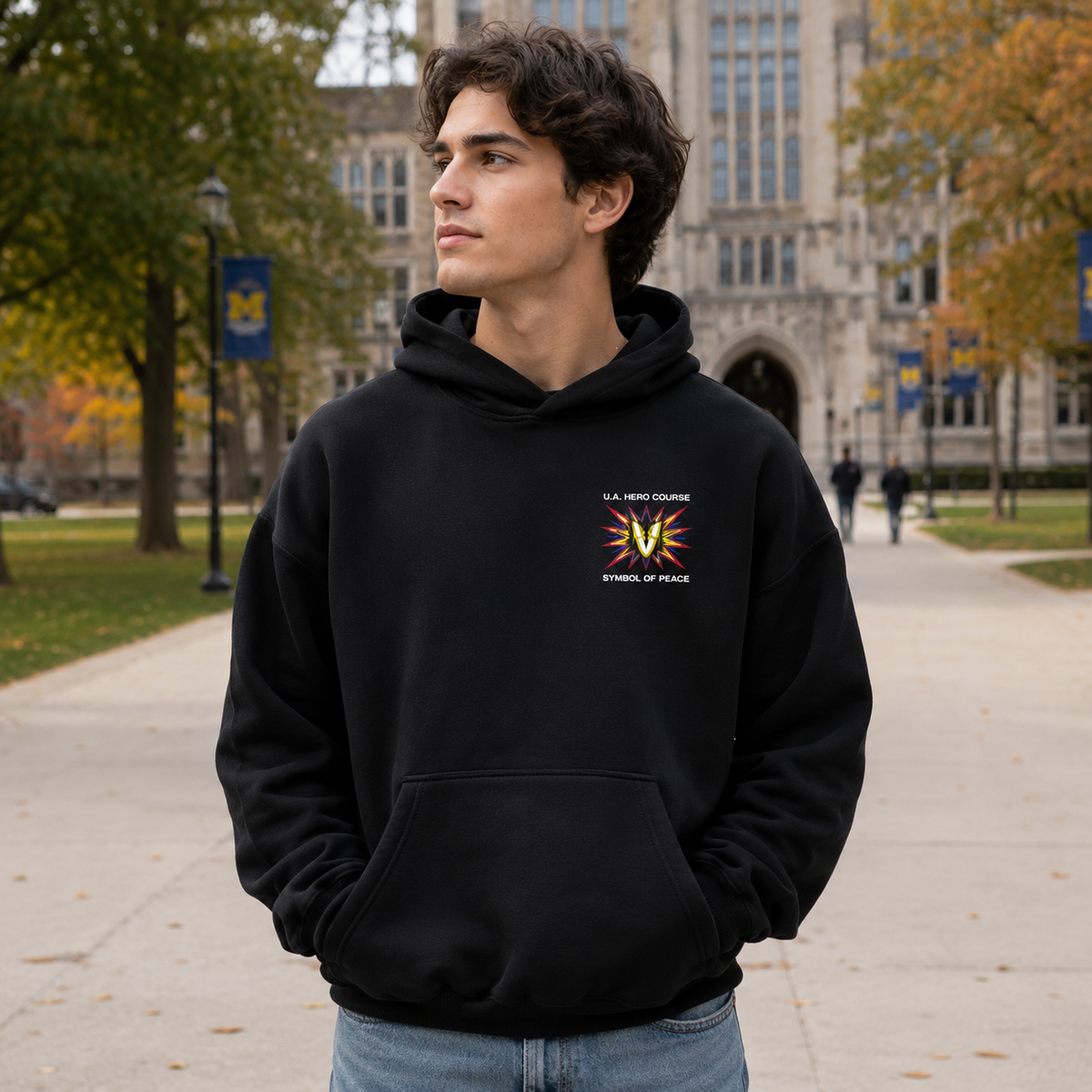 All Might My Hero Academia Anime Hoodie - Symbol Of Peace
