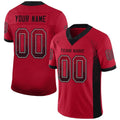 Custom Football Jersey - Red Black-Gray Drift Fashion