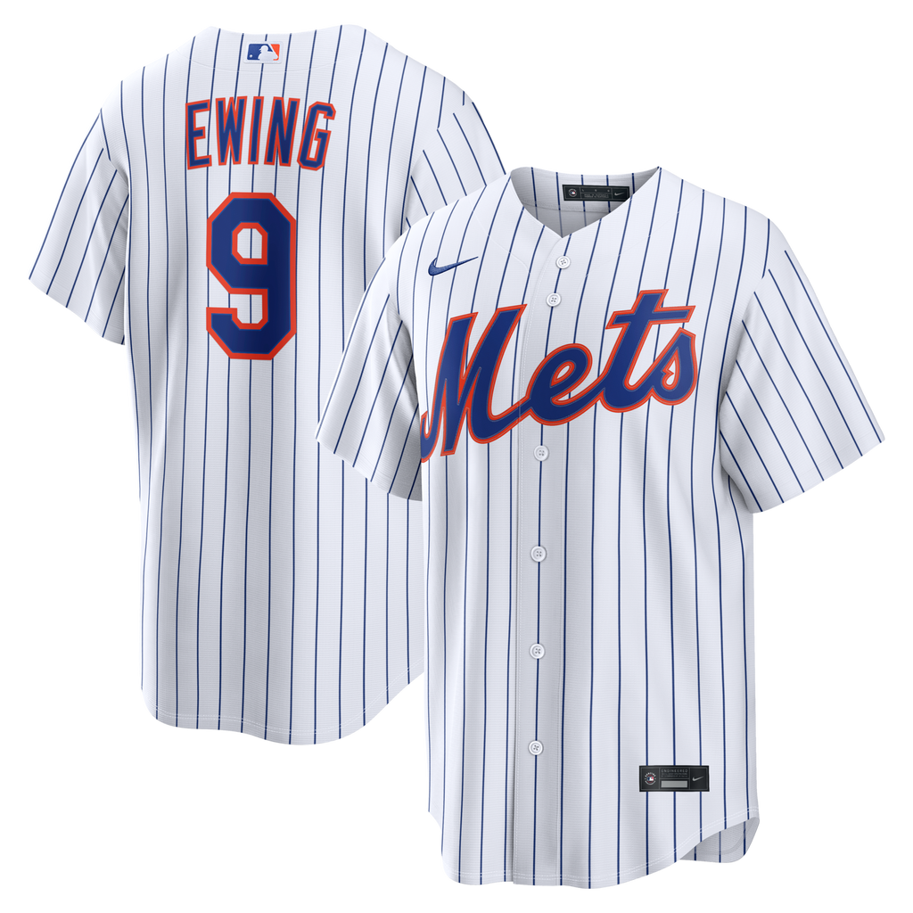 New York Mets AJ Ewing White Home Replica Baseball Jersey