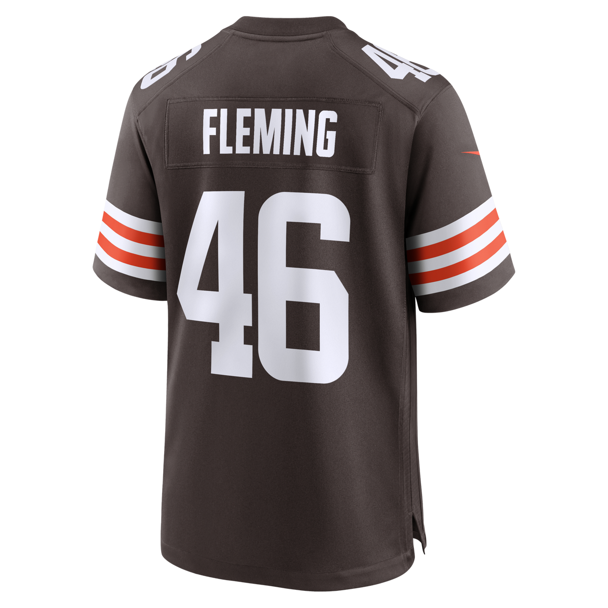 Cleveland Browns Don Fleming Brown Retired Player Football Jersey