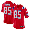 New England Patriots Hunter Henry Red Game Alternate Football Jersey