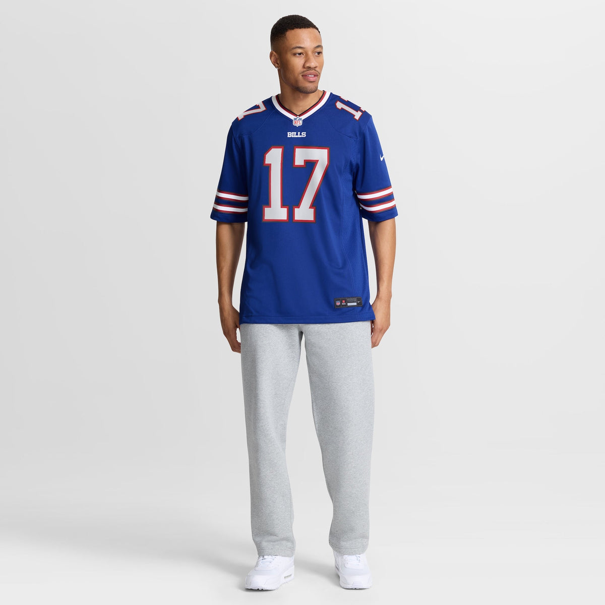 Buffalo Bills Josh Allen Royal Team Game Player Football Jersey