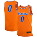 #0 Boise State Broncos Retro Replica Basketball Jersey - Orange