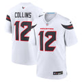 Houston Texans Nico Collins White Game Football Jersey