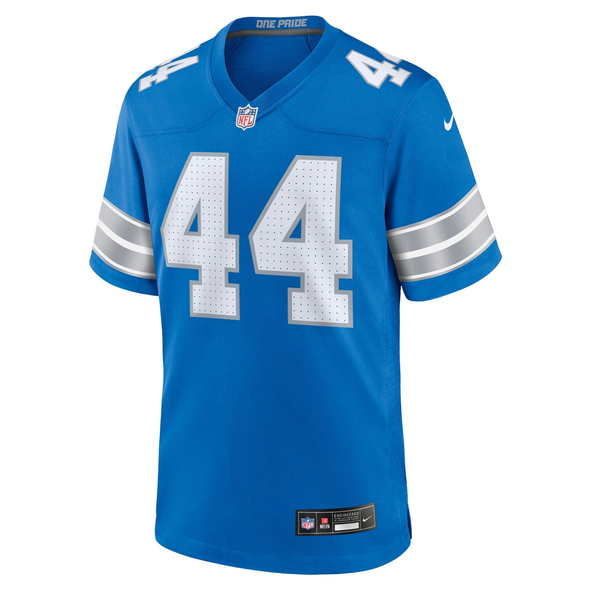 Detroit Lions Malcolm Rodriguez Blue Game Football Jersey