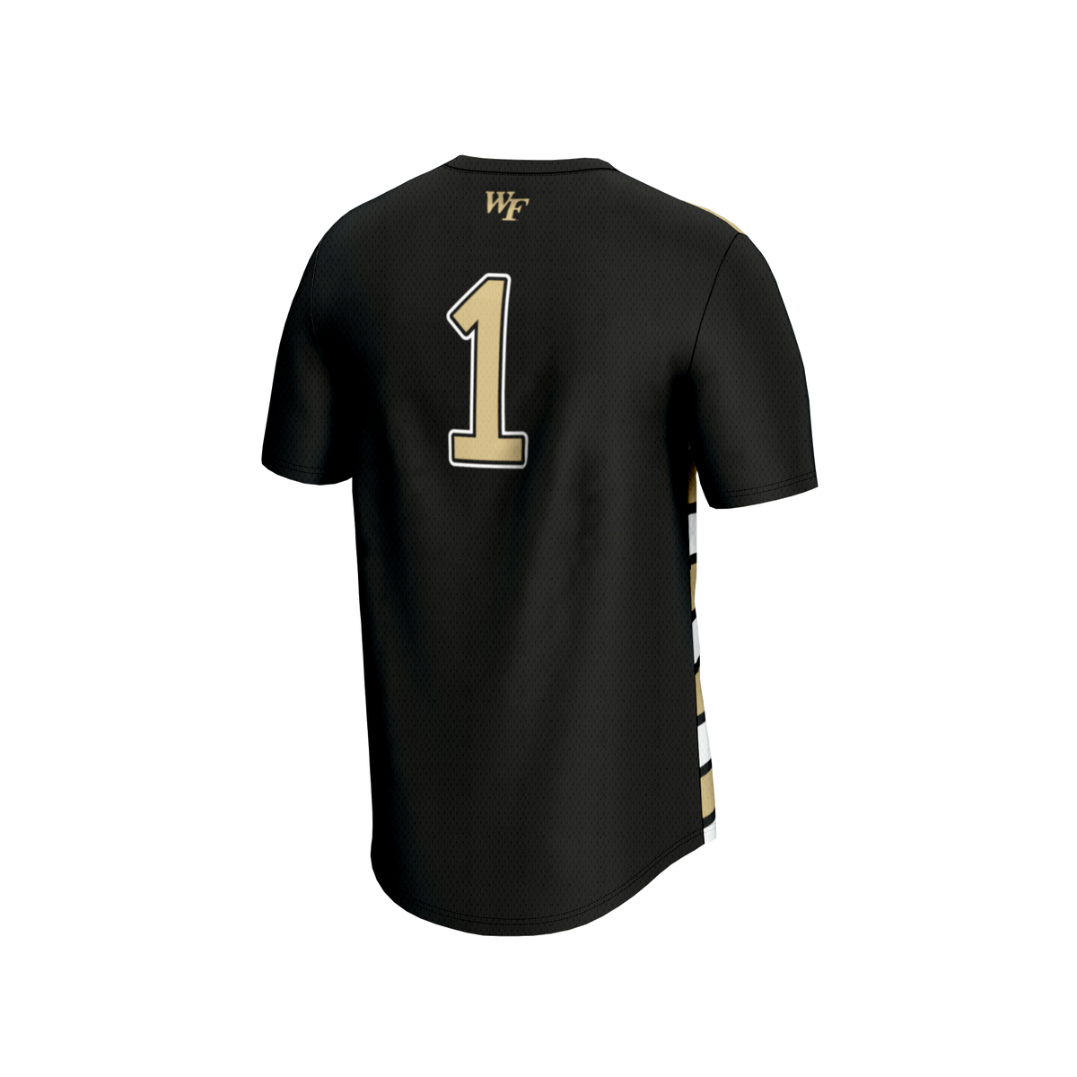 #1 Wake Forest Demon Deacons Lightweight Soccer Fashion Jersey - Black