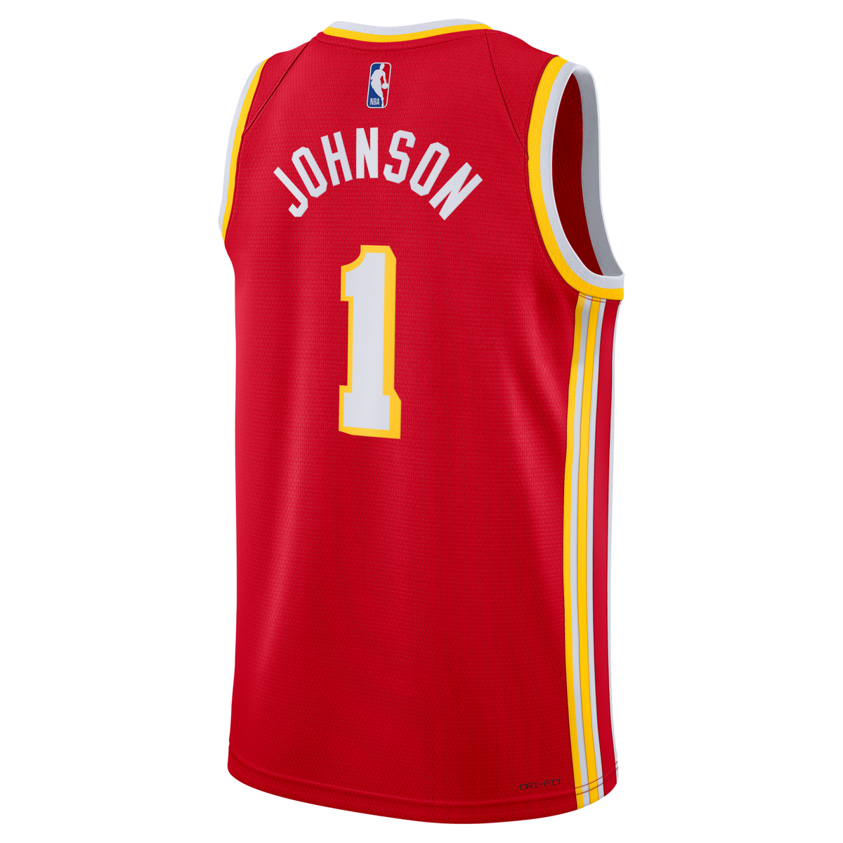 Atlanta Hawks Icon Edition Swingman Jersey - Red - Jalen Johnson