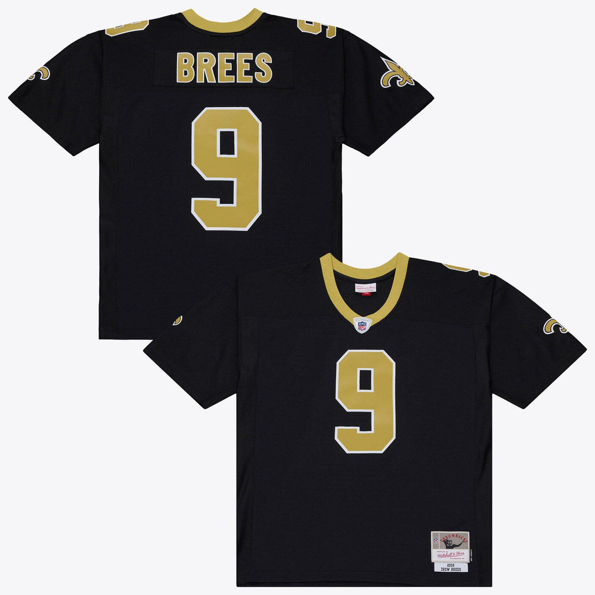 New Orleans Saints Drew Brees Black 2009 Legacy Football Jersey