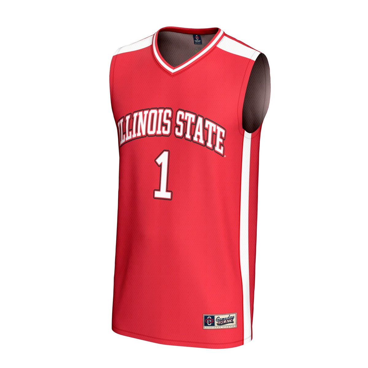 #1 Illinois State Redbirds Lightweight Collegiate Basketball Fashion Jersey - Red